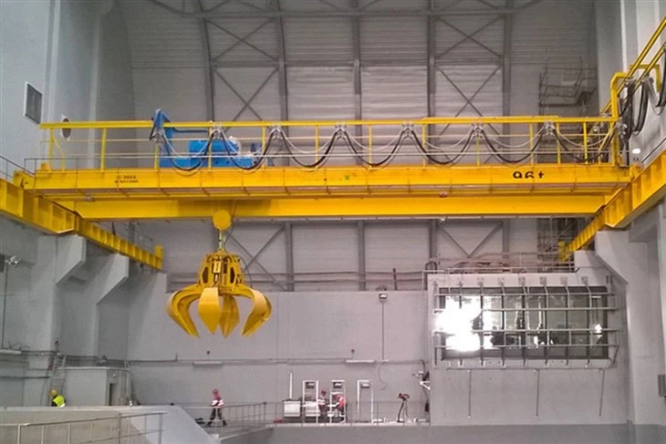 Double Beam Grab Overhead Crane