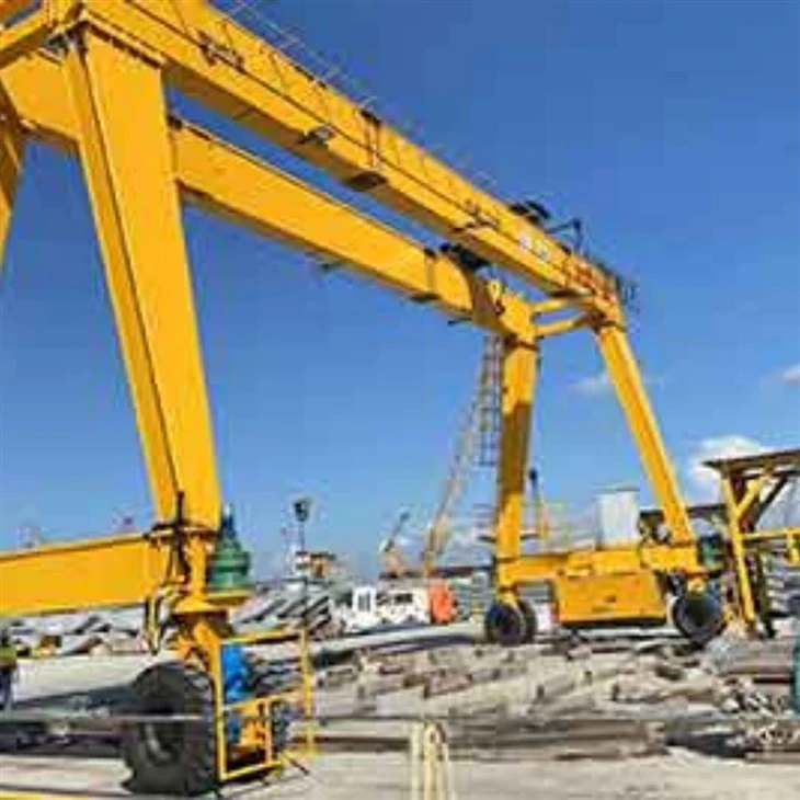 Double Girder Gantry Crane With Cantilever factory