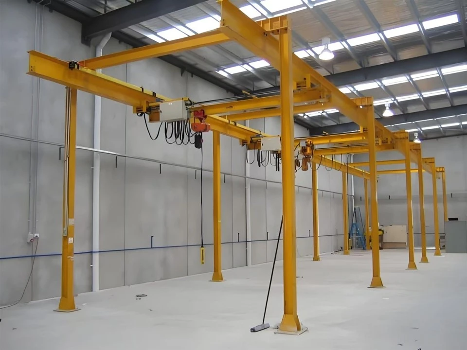 freestanding bridge crane-3